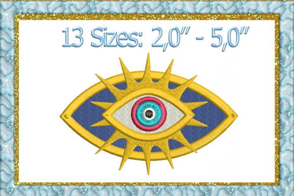All Seeing Eye Embroidery Design