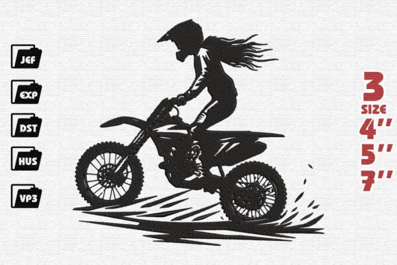 Girl on a Dirt Bike
