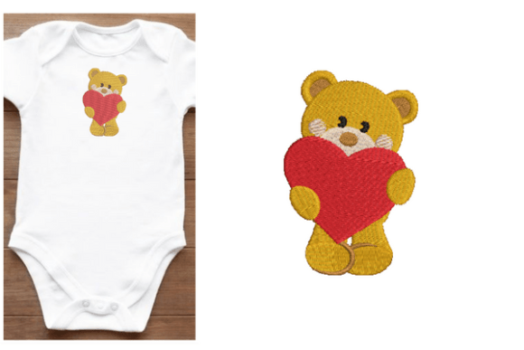 Teddybear Embroidery Design